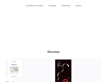 Tablet Screenshot of editions-linventaire.com